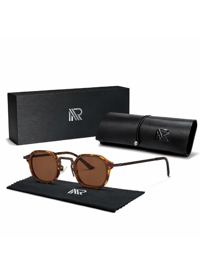 ريتي نظارة شمسية رجالي ونسائي بتصميم عصري وعدسات مستقطبة مع حماية من الأشعة فوق البنفسجية | نظارات موضة أنيقة للقيادة والسفر والرحلات والشاطئ والأنشطة الخارجية | خفيفة الوزن ومريحة - Image 2